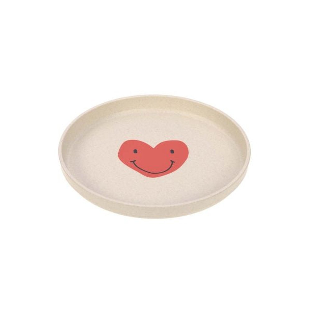Lässig – Service de repas en PP/cellulose Happy Rascals – Cœur lavande