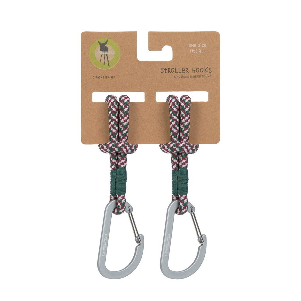 Copie de cordon pour crochet de poussette 2 pcs. - Cas Mix Stroller Hooks Cord - Vert/Lavande/Deep