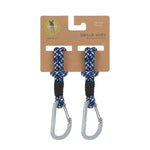 Cordon pour crochets de poussette 2 pces - Cas Mix Stroller Hooks Cord - Noir/Bleu/Vanille