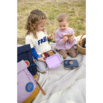 Boîte à déjeuner / boîte bento Lässig Little Gang - Heart Lilac