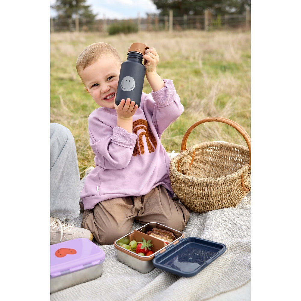 Lunchbox / boîte bento Little Gang - Cœur lilas