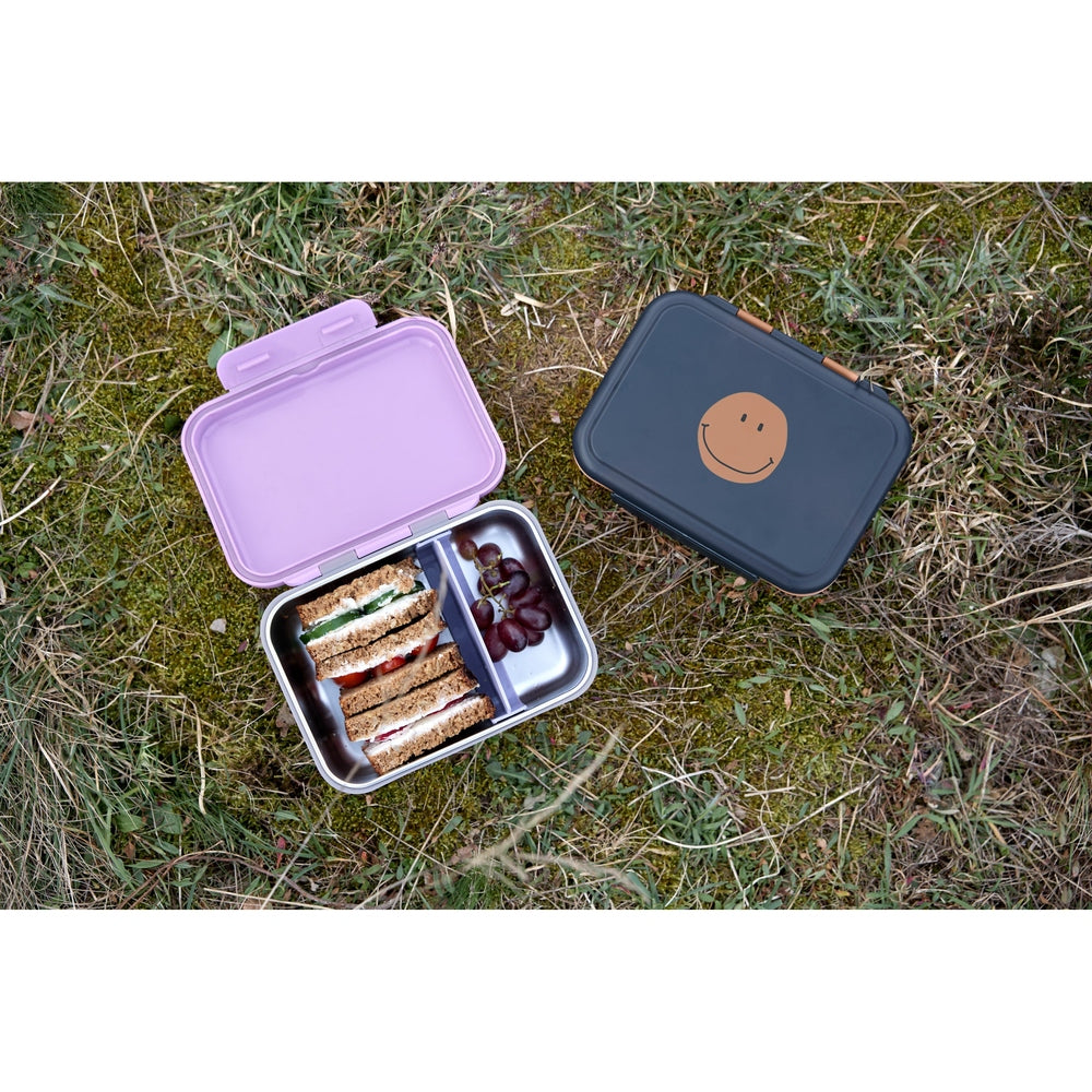 Boîte repas bento Lässig / Little Gang - Cœur lilas