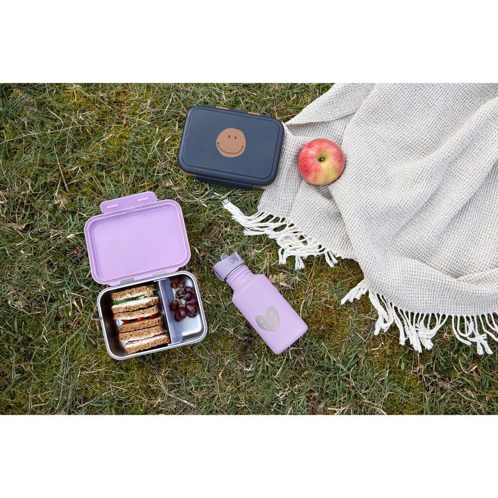 Boîte à déjeuner / boîte bento Lässig Little Gang - Heart Lilac