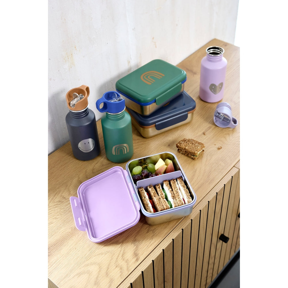 Lässig Boîte à lunch / boîte bento Little Gang - Heart Lilac