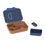 Boîte à lunch / boîte Bento Lässig Little Gang - Smile bleu marine