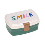 Set repas boîte à lunch et gourde Little Gang - Smile Milky/Ocean Green