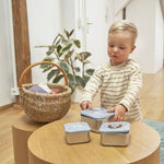 Lässig Boîte à snacks inoxydable, lot de 3 - Tiny Farmer Bleu