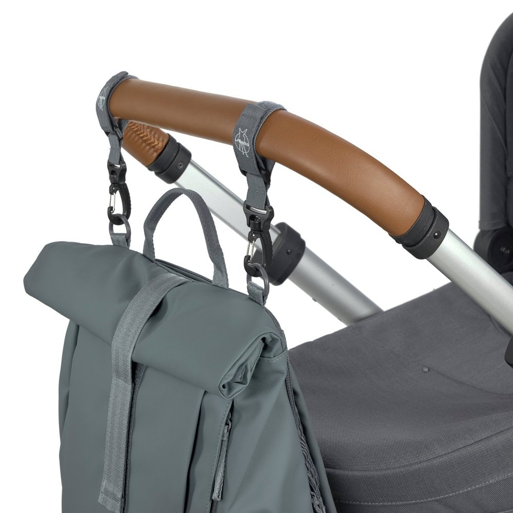 Sac à langer à dos Rolltop-Up - anthracite