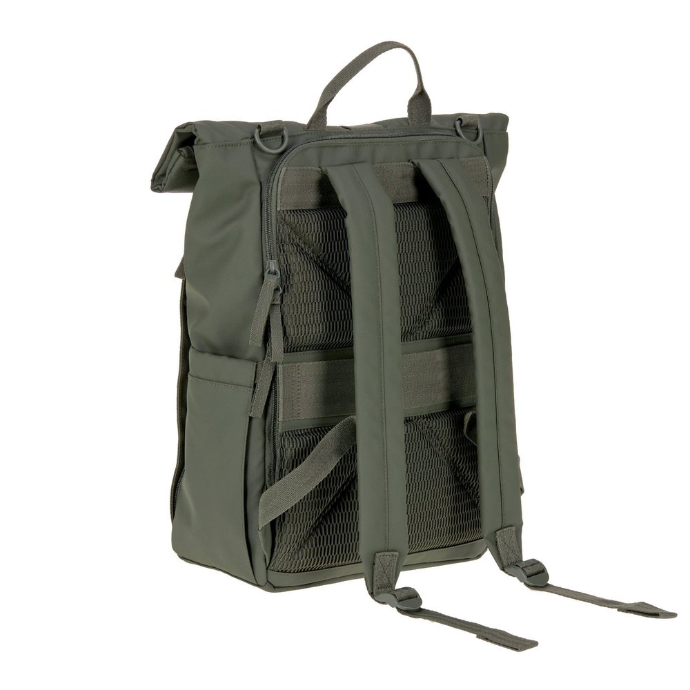 Sac à dos à langer Rolltop-Up - Olive