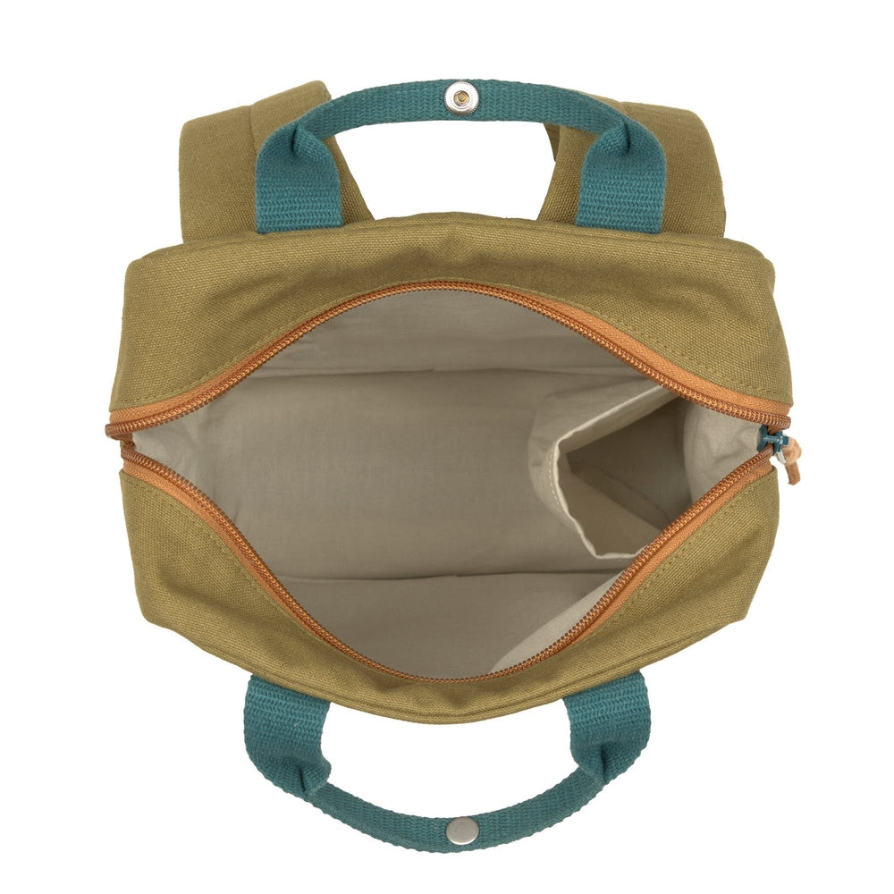 Petit sac à dos Lässig One & Me Square Backpack SMALL - Olive