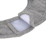 Lässig lot de 3 bavoirs GOTS pour nouveau-né - gris foncé/gris clair/mélange naturel