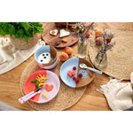 Assiette en silicone - Happy Rascals Smile bleu ciel
