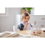 Bavoirs 5 pack 3-18M - Happy Rascals Cœur Lavande