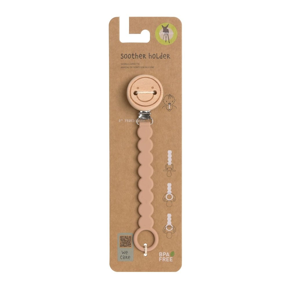 Lässig | Attache-tétine Tiny Smile - Maple