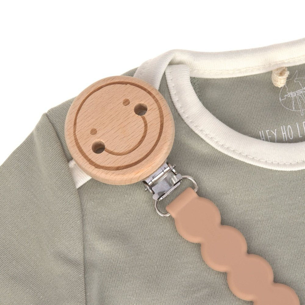 Lässig | Attache-tétine Tiny Smile - Maple