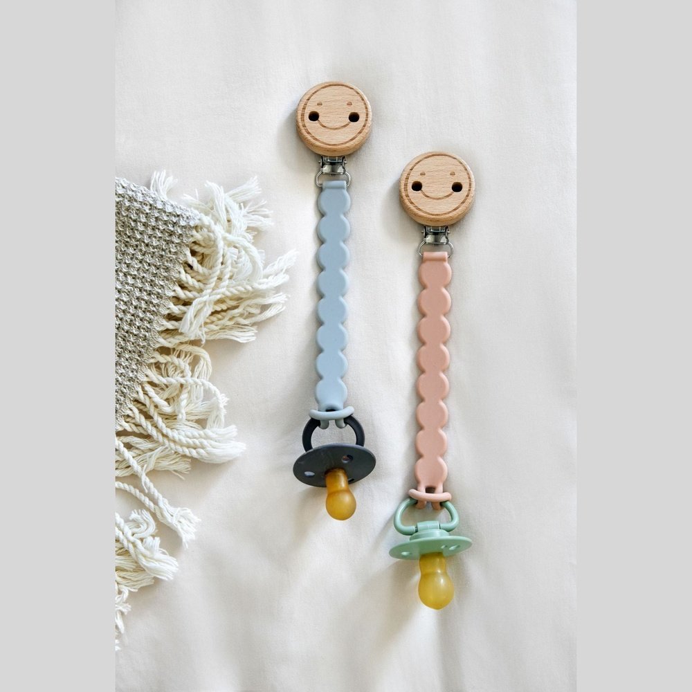 Lässig | Attache-tétine Tiny Smile - Maple