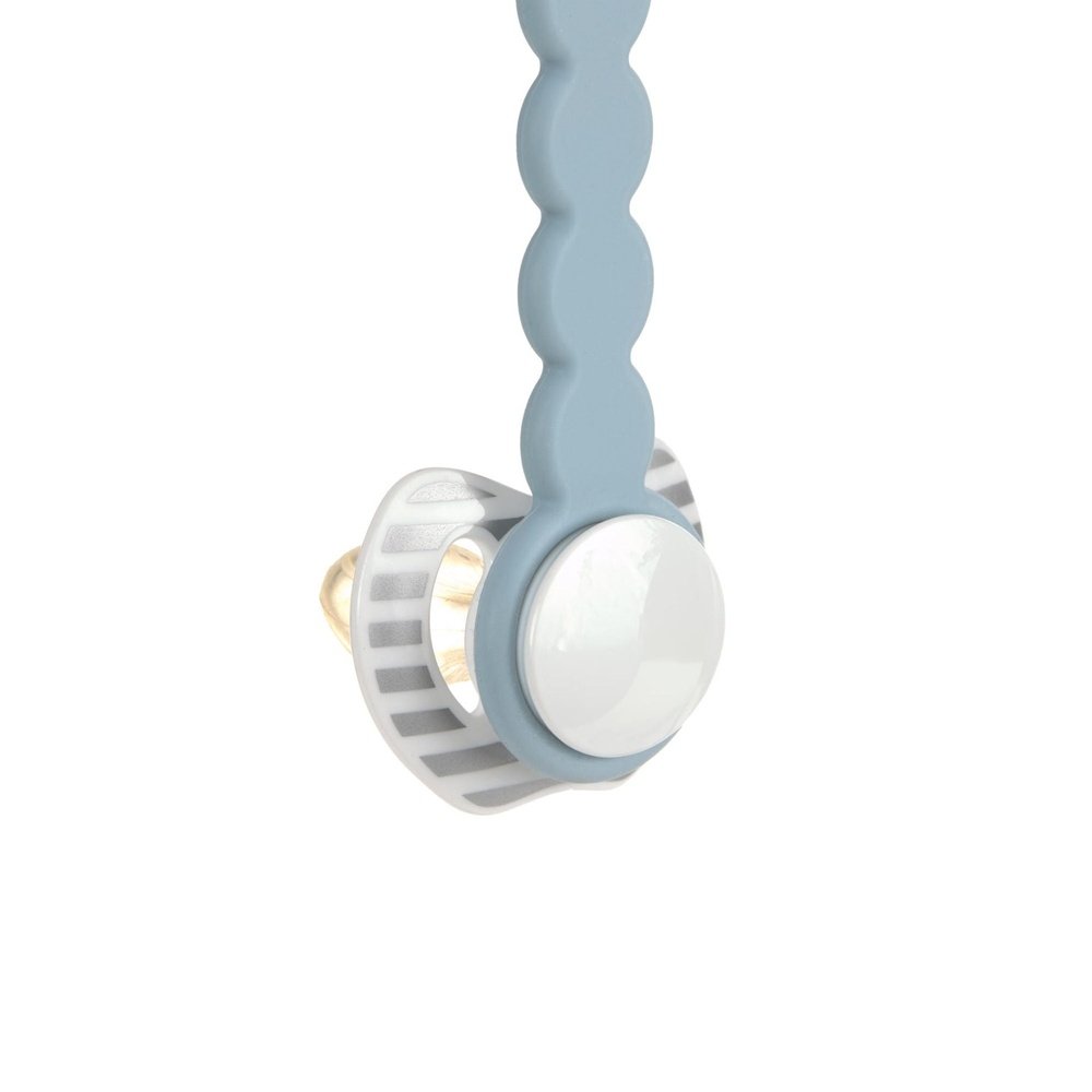 Lässig | Attache-tétine Tiny Smile - Bleu poudre