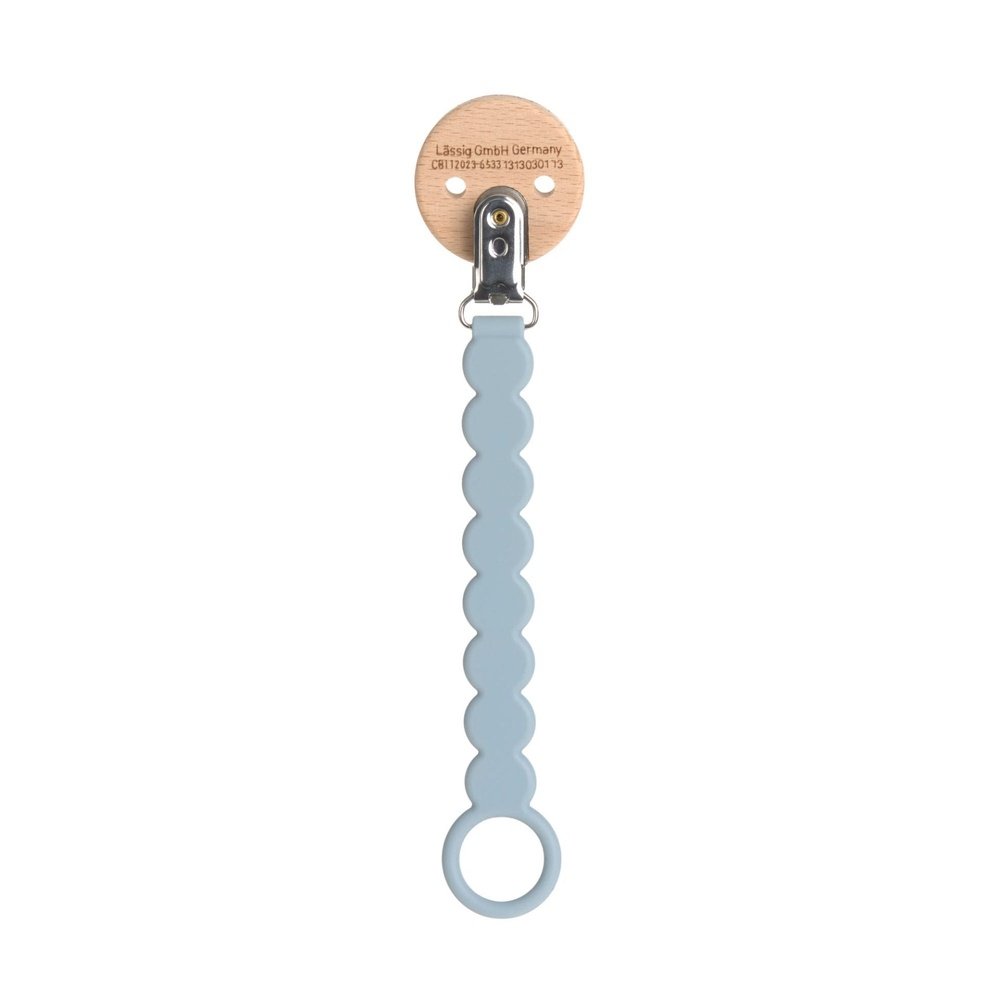 Lässig | Attache-tétine Tiny Smile - Bleu poudré