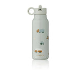 Liewood gourde 350Ml - Falk - Vehicles/Bleu colombe mélange