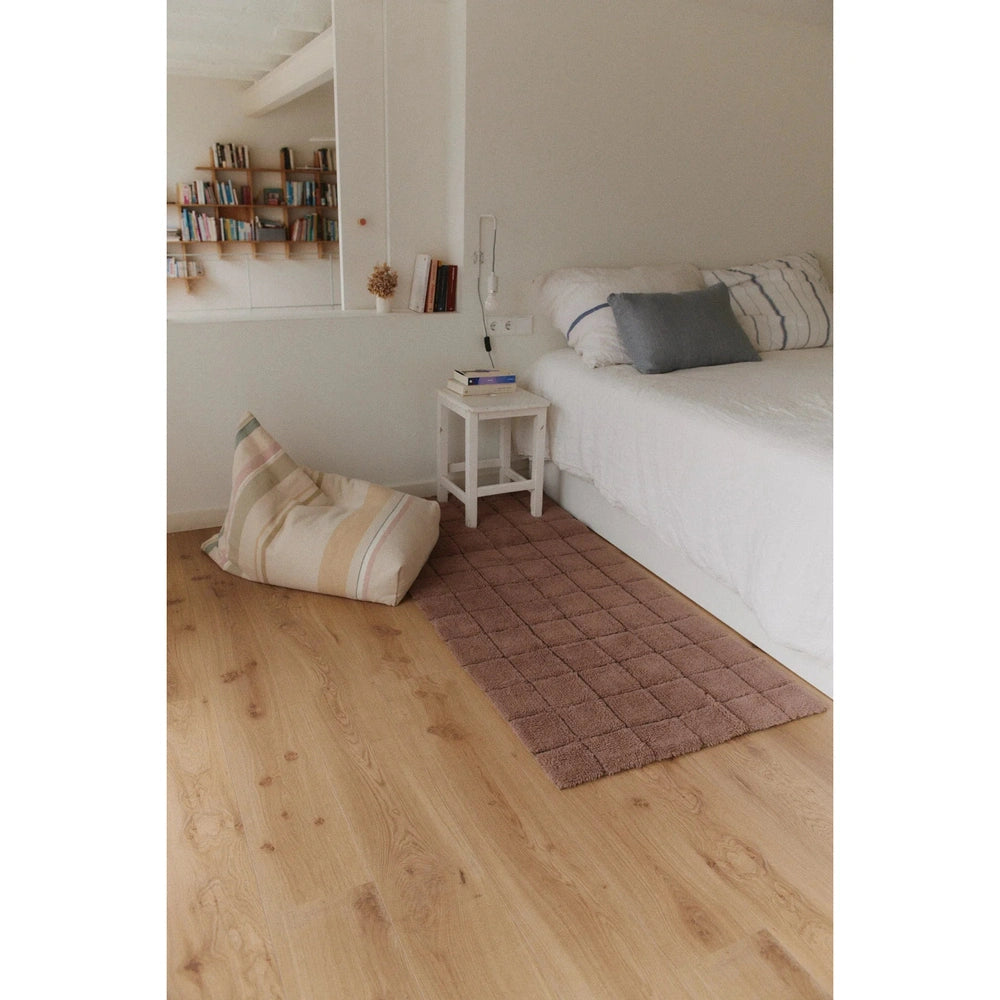Lorenal Canals Pouf Cleo à rayures multicolores