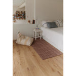 Lorenal Canals Pouf Cleo à rayures multicolores