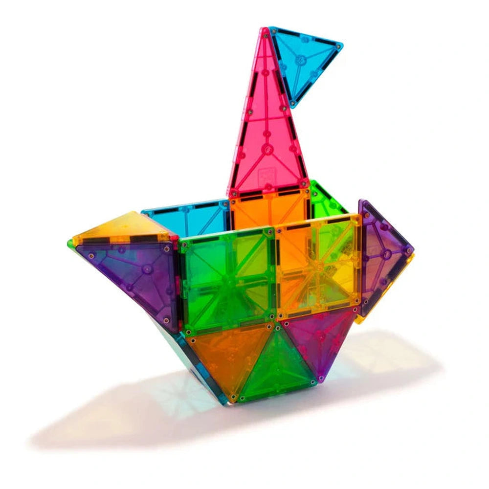 Magna-Tiles Couleurs transparentes | 32 pièces