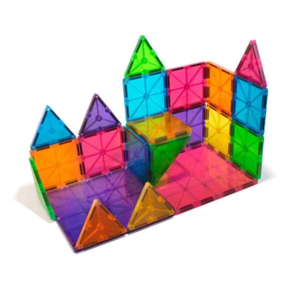 Magna-Tiles Clear Colors | 32 pièces