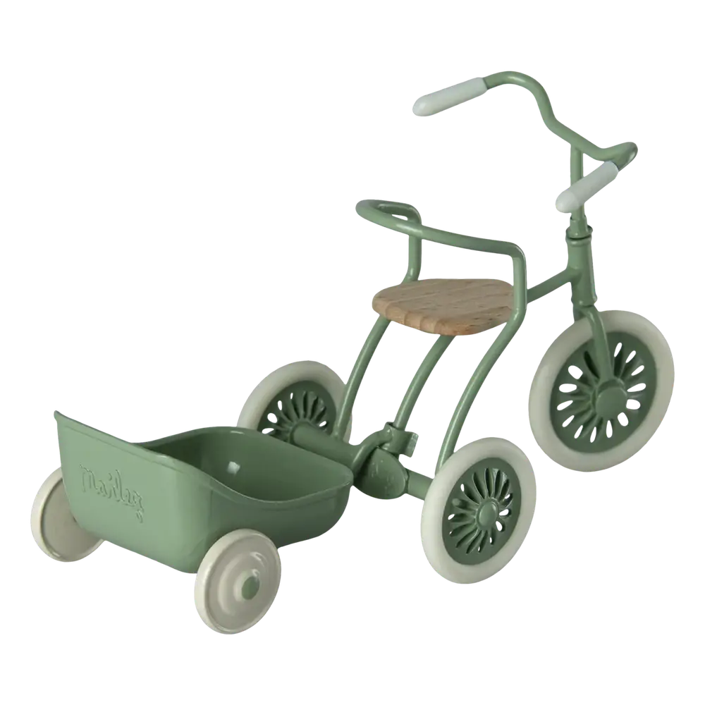 Maileg | Suspension tricycle miniature - Vert - Souris
