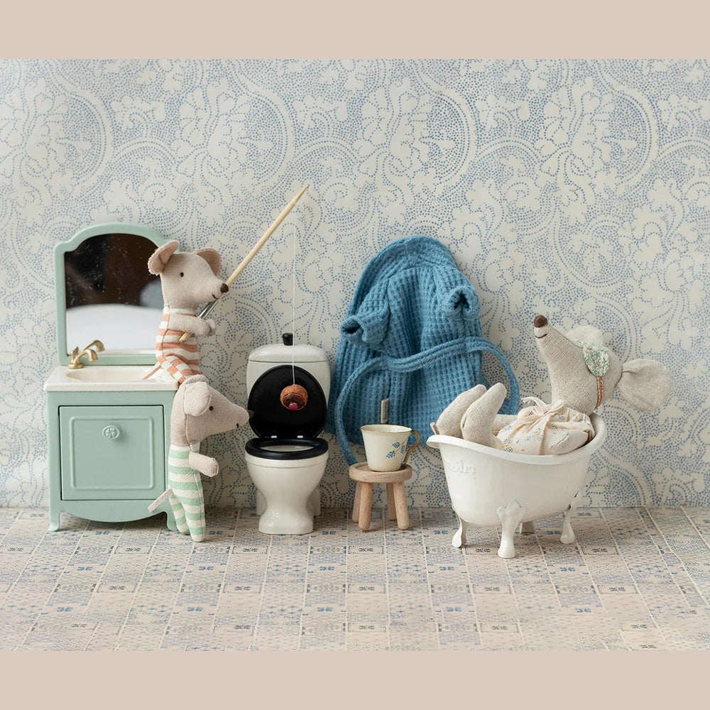 Maileg | Meuble vasque miniature, souris - menthe