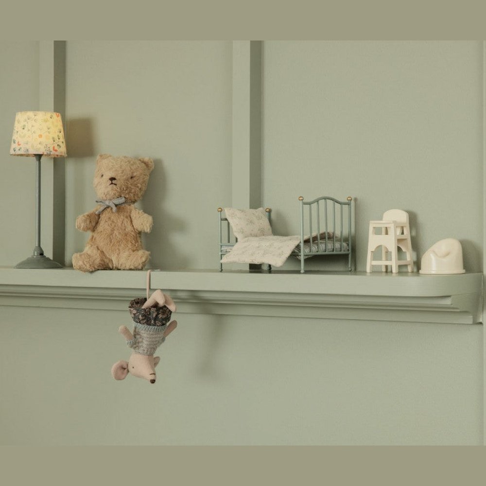 Vintage Bed, souris - menthe