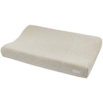 Housse de matelas à langer 50x70cm - tricot basique sable chiné -