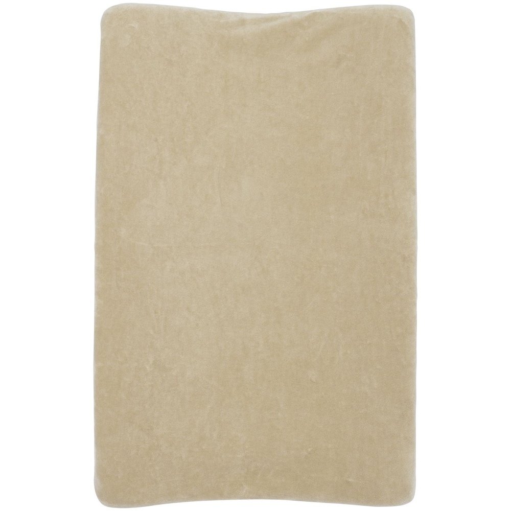 Housse de matelas à langer 50x70cm - velours sable