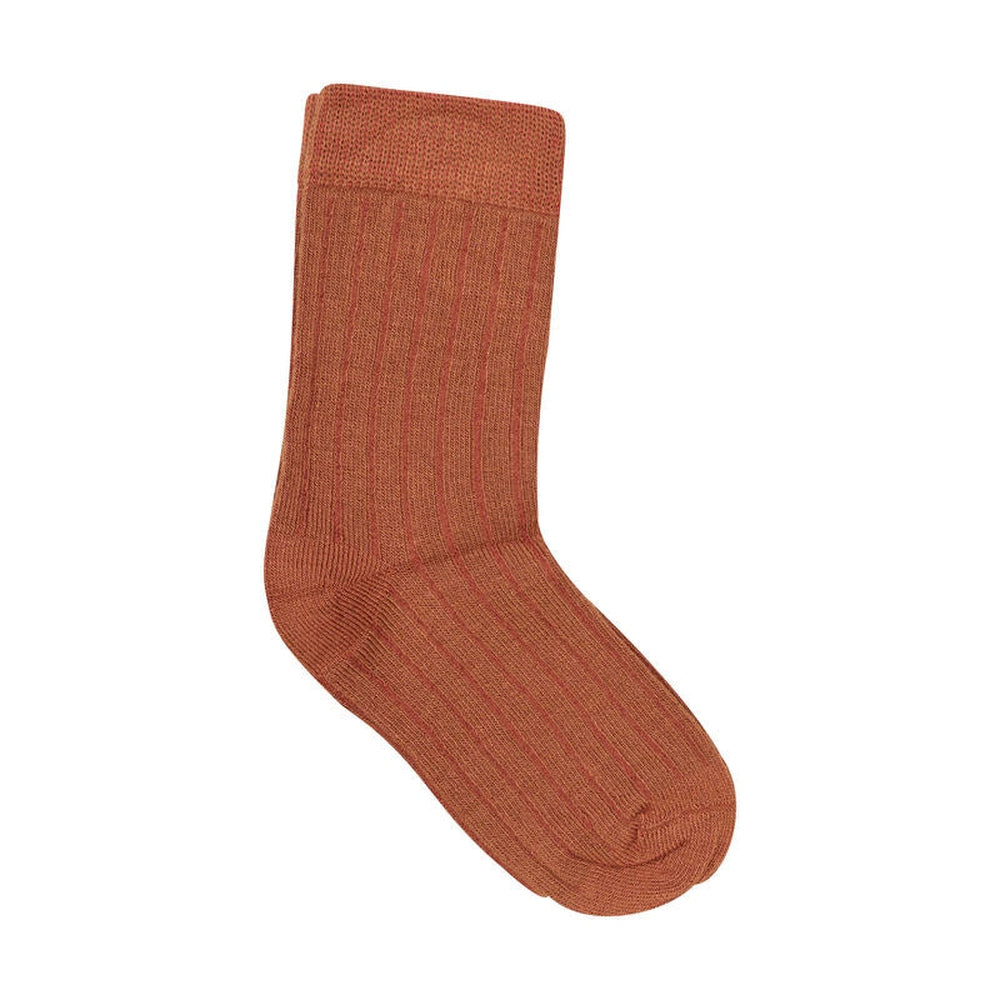 Minymo lot de 5 chaussettes en bambou - Marron cacao