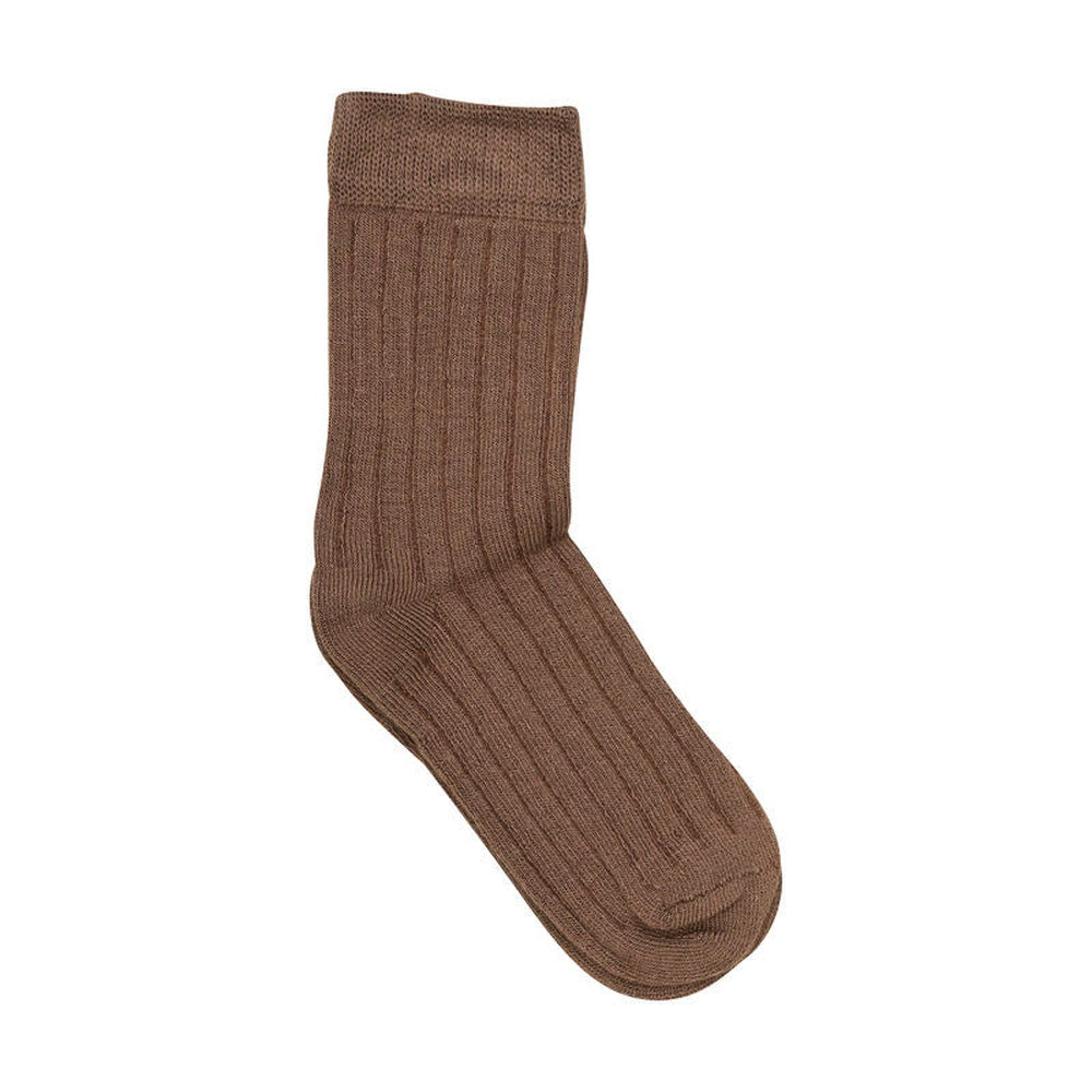 Minymo lot de 5 paires de chaussettes en bambou - Cacoa Brown