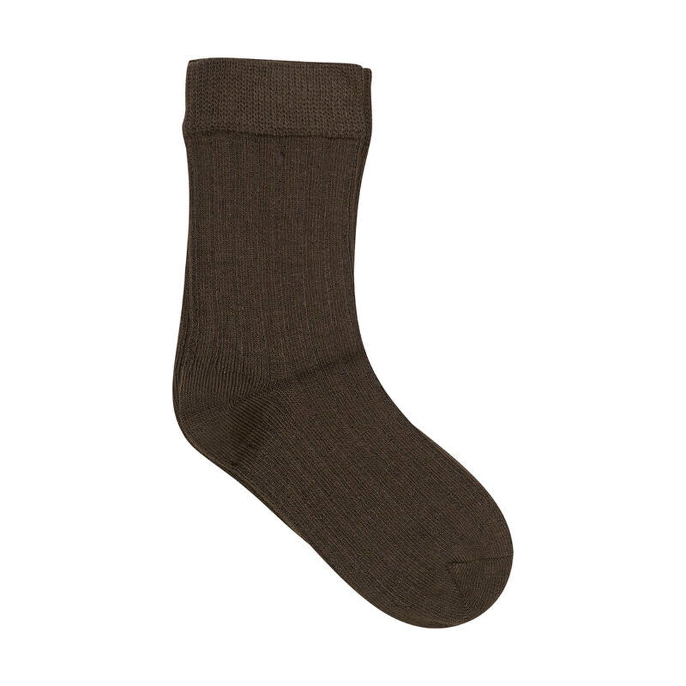 Minymo lot de 5 chaussettes en bambou - marron cacao