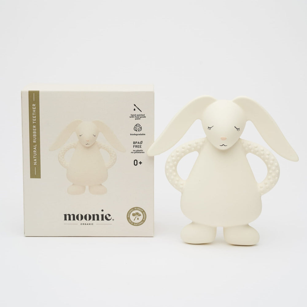 Anneau de dentition Moonie Lapin Bunny - Crème