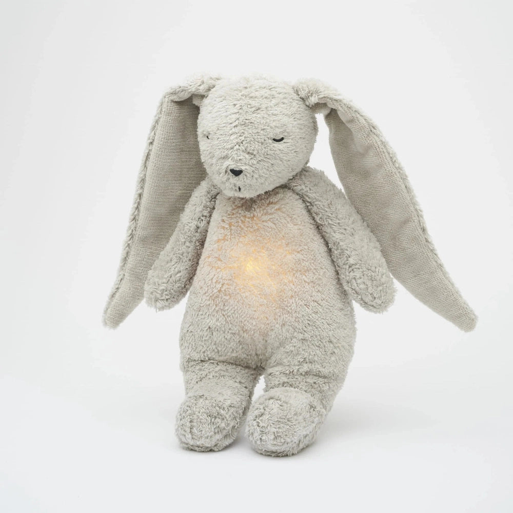 Moonie Lapin The Humming Bunny Organic - Gris Naturel