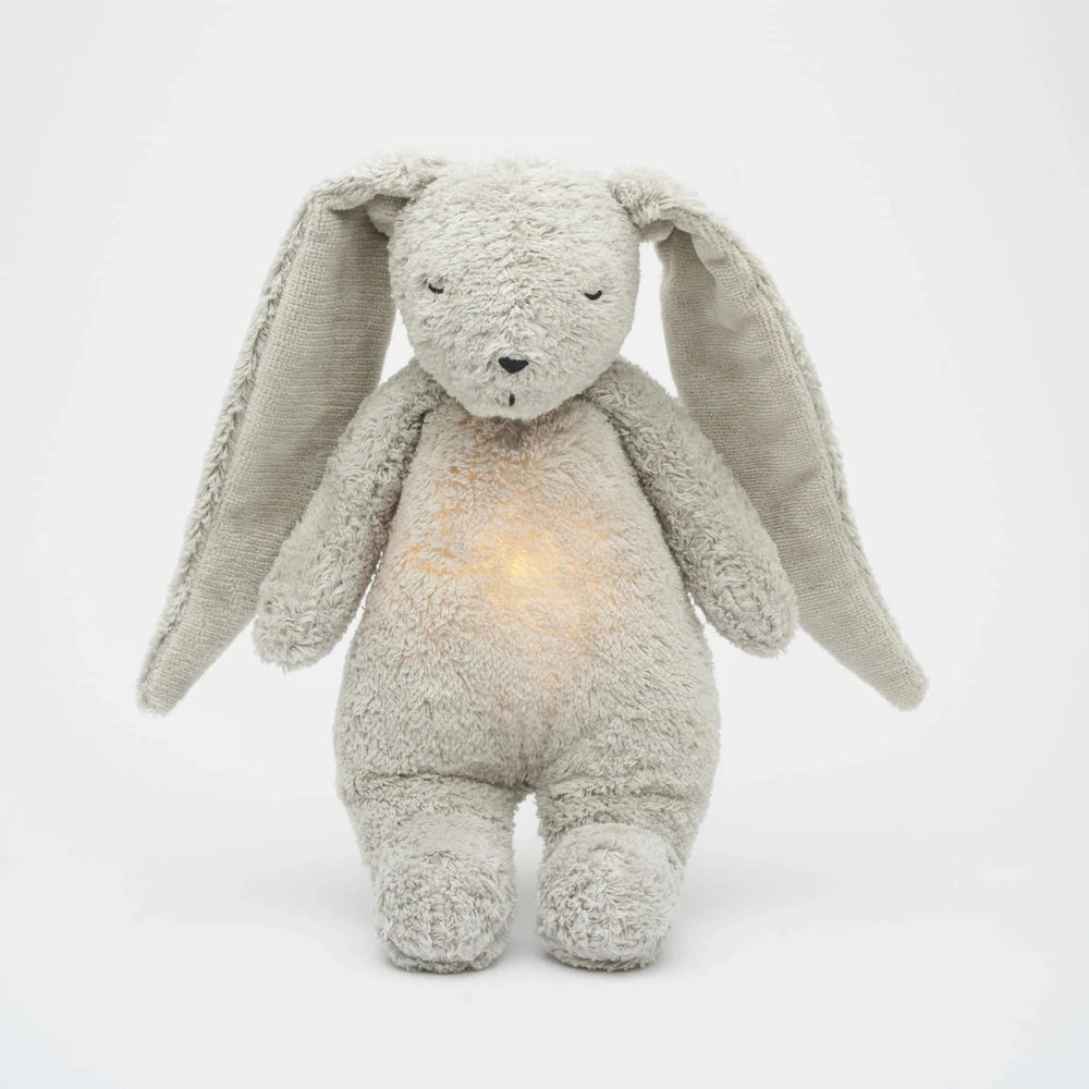 Moonie Lapin The Humming Bunny Organic - Gris Naturel