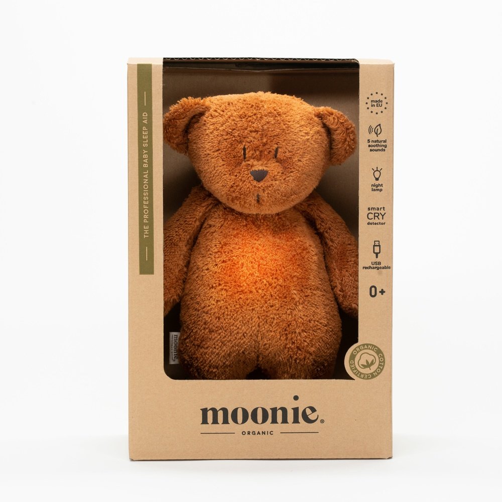 Moonie The Humming Bear Bio - Caramel naturel