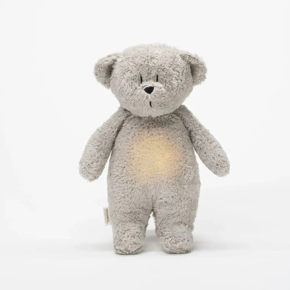 Moonie The Humming Bear bio - gris naturel