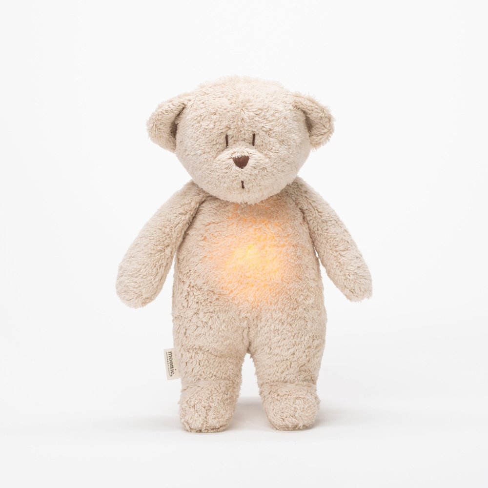 Moonie l’ours vibrant bio - sable naturel