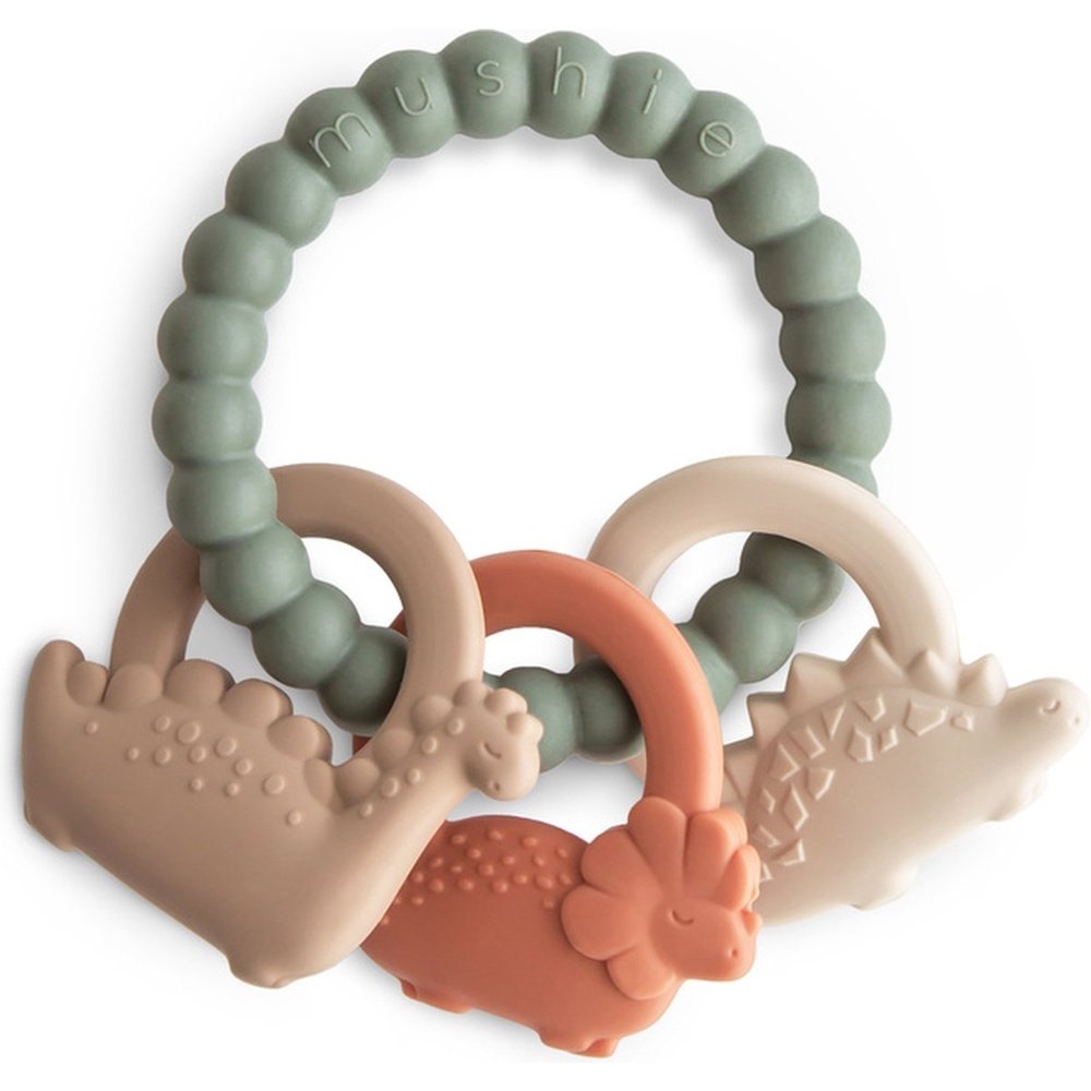 Mushie | Anneau de dentition - Dino