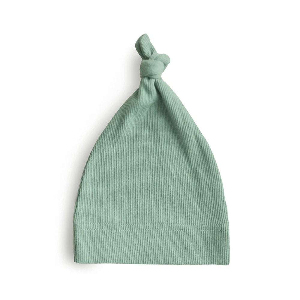 Bonnet côtelé - Roman Green en coton bio