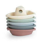 Petits bateaux de bain empilables - Mushie