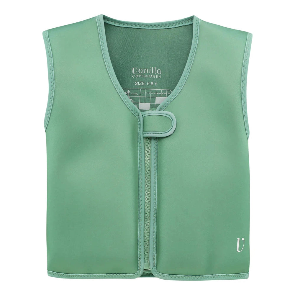 Vanilla Copenhagen gilet de natation en néoprène - vert fougère