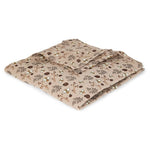 Lange d’emmaillotage en mousseline de coton bio - Fleurs et abeilles