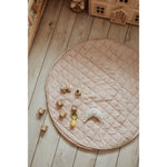 Tapis de jeu Play&Go 3-en-1 - doux bio - rayures marron