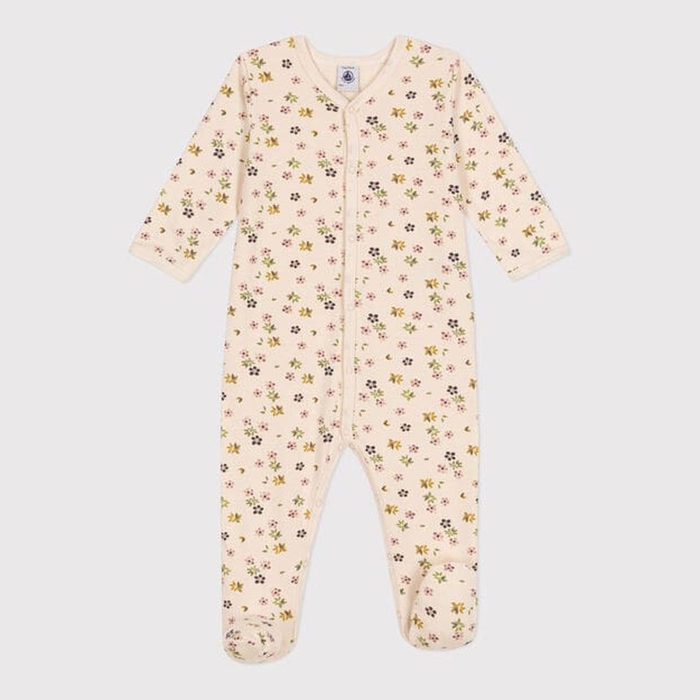 Petit Bateau | Pyjama bébé en polaire grattée - imprimé fleuri