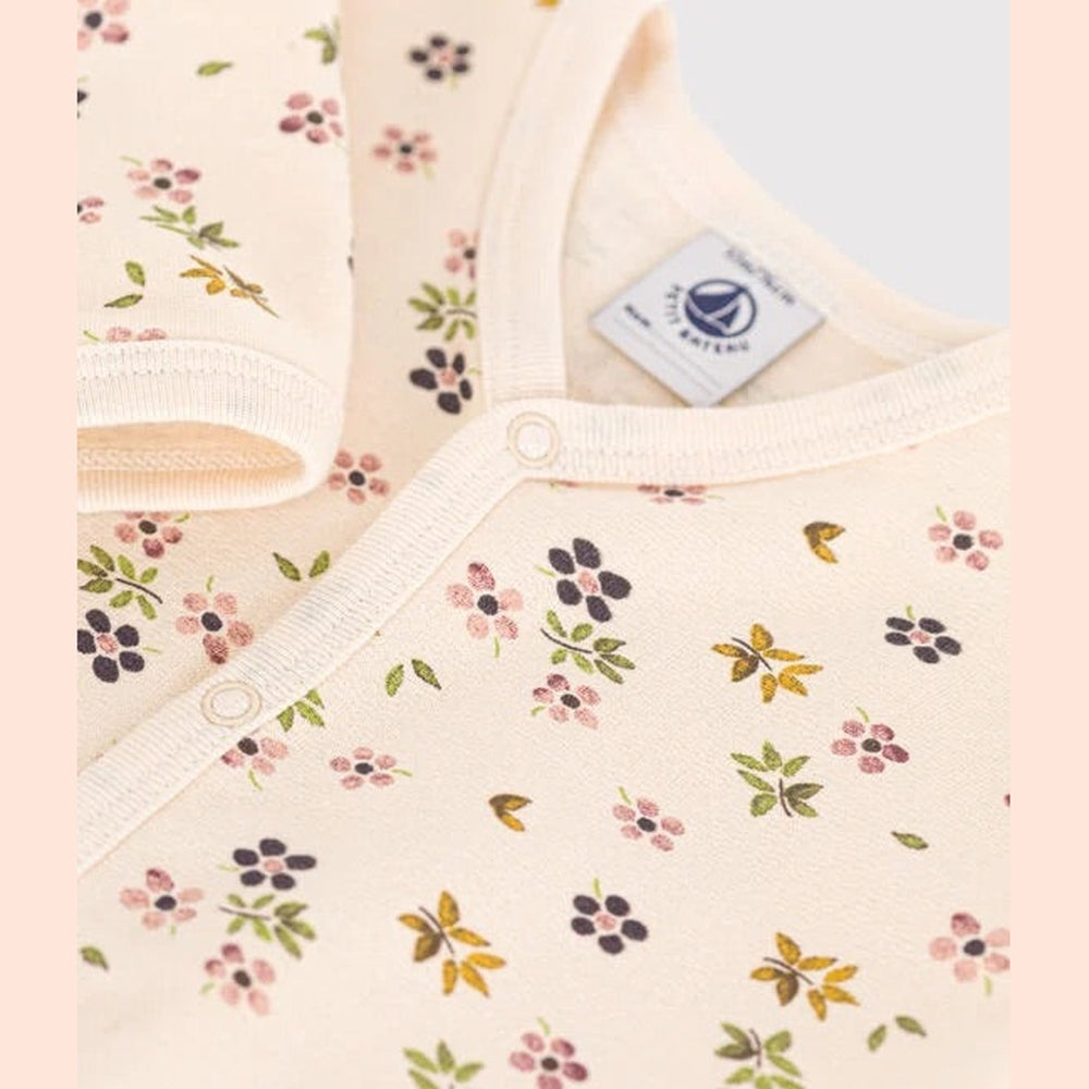 Petit Bateau | Pyjama bébé en polaire grattée - imprimé fleuri