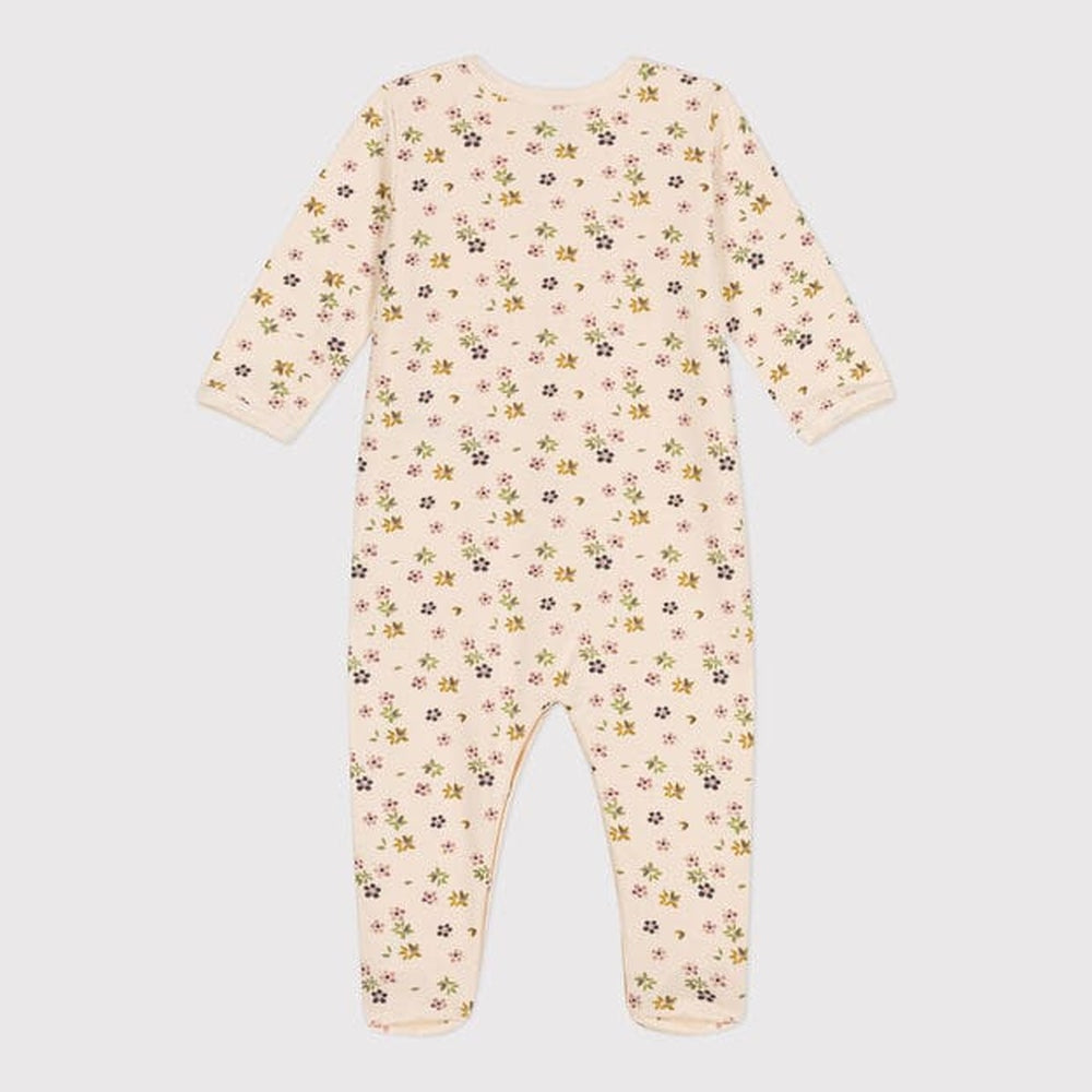 Petit Bateau | Pyjama bébé en polaire grattée - imprimé fleuri